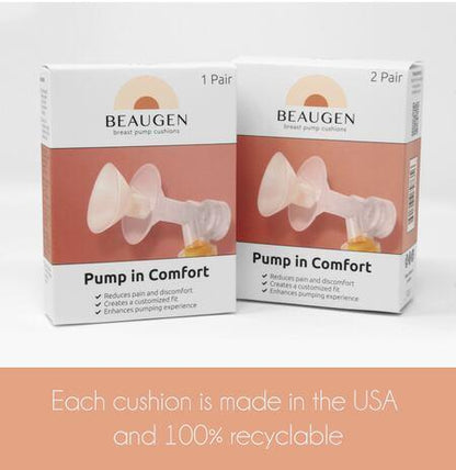 * NEU * Clearly Comfy Cushions – 1 Paar (für eine gewünschte Flanschpassung von 19–25 mm)
